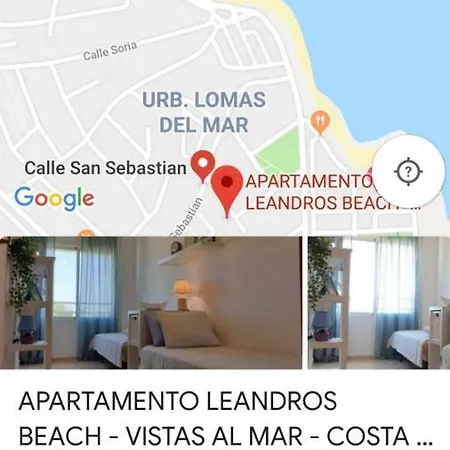 Leandros Beach -300 Mts. Playa -piscina - Vistas Al Mar Apartman *